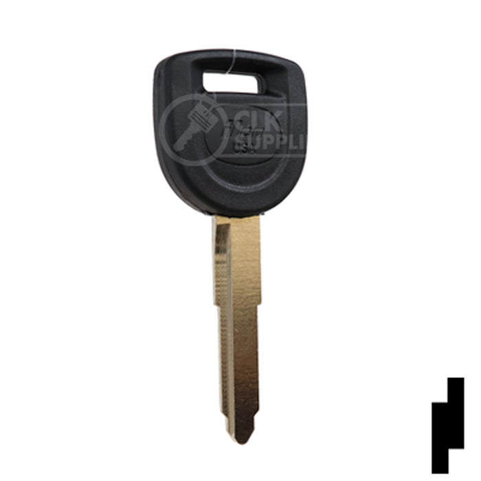 Uncut 80-Bit Transponder Key | Mazda | MAZ24RT17, MAZ24R-PT, MZ34PT Automotive Key Ilco