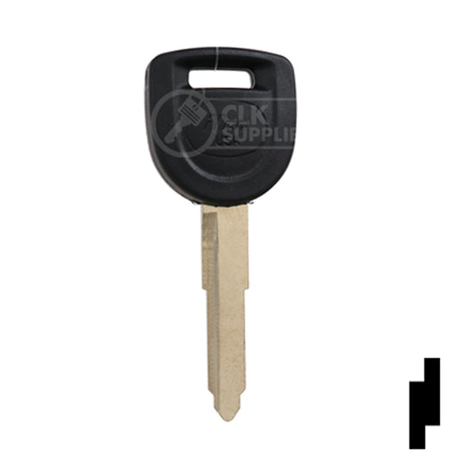 Uncut 80-Bit Transponder Key | Mazda | MAZ24RT17, MAZ24R-PT, MZ34PT Automotive Key Ilco