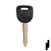 Uncut 80-Bit Transponder Key | Mazda | MAZ24RT17, MAZ24R-PT, MZ34PT Automotive Key Ilco