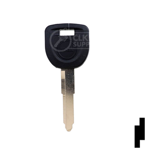 Uncut Can Transponder Key Blank | Mazda | MZ24RT17, MZ34-PT