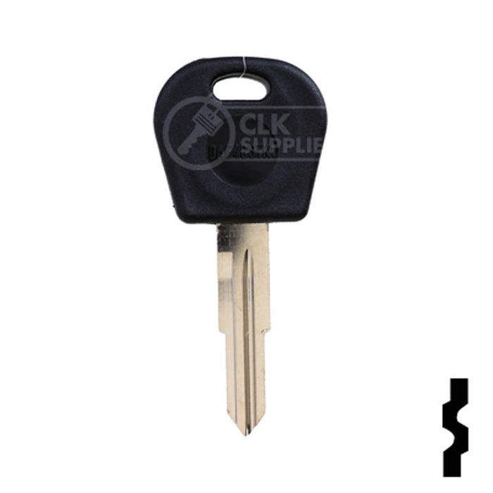 Uncut Cloneable Transponder Key Blank | Daewoo | DW04RT5 Automotive Key Keyline USA