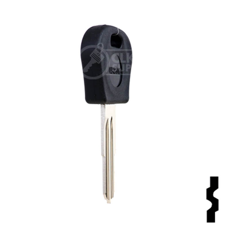 Uncut Cloneable Transponder Key Blank | Daewoo | DW04RT5 Automotive Key Keyline USA