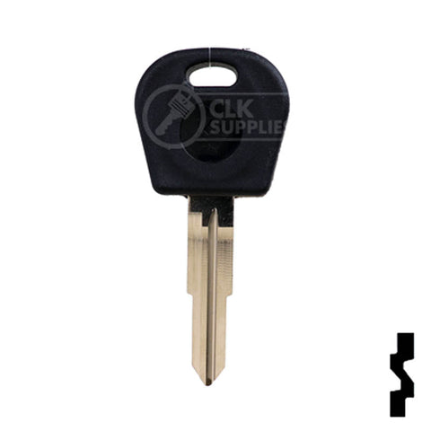 Uncut Cloneable Transponder Key Blank | Daewoo | DW05RT5