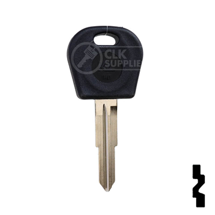 Uncut Cloneable Transponder Key Blank | Daewoo | DW05T5 Automotive Key Keyline USA