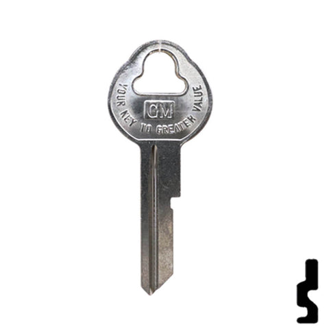 Uncut Key Blank | 32319 | GM OEM Secondary Key