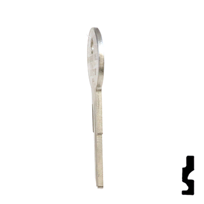 Uncut Key Blank | American Motors, Jeep, Renault | 1098NR, RA1 Automotive Key Ilco