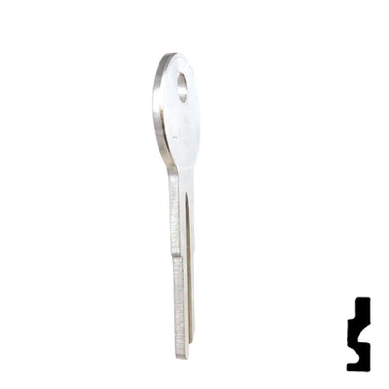 Uncut Key Blank | American Motors, Jeep, Renault | 1098NR, RA1 Automotive Key Ilco