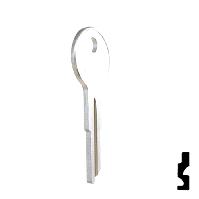 Uncut Key Blank | American Motors, Jeep, Renault | 1098NR, RA1 Automotive Key Ilco