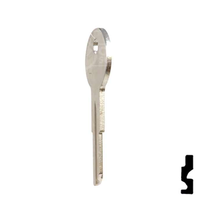 Uncut Key Blank | American Motors, Jeep, Renault | 1098NR, RA1 Automotive Key Ilco