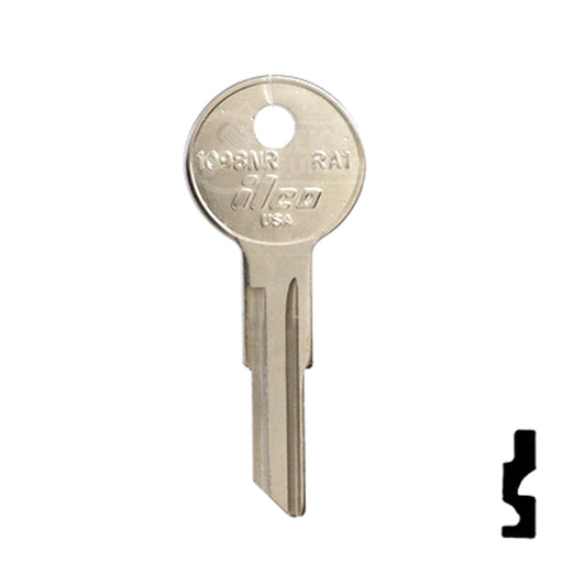 Uncut Key Blank | American Motors, Jeep, Renault | 1098NR, RA1 Automotive Key Ilco