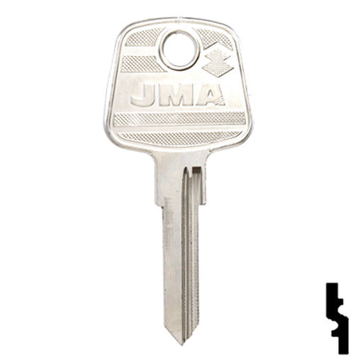 Uncut Key Blank | Audi | PA8 Automotive Key JMA USA