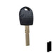 Uncut Key Blank | Audi / Volkswagen Transponder | HU66T6, HU66AT6 Automotive Key LockVoy
