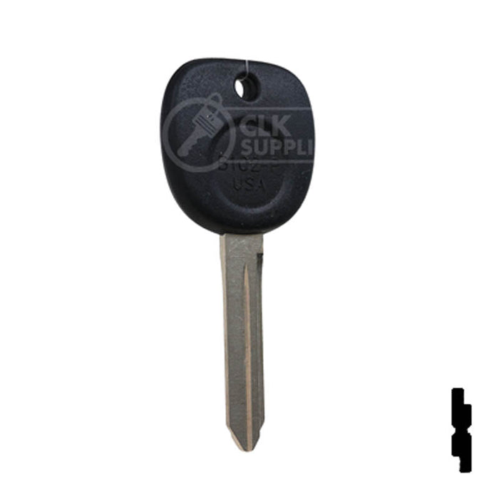 Uncut Key Blank | B102-P | GM Automotive Key JMA USA