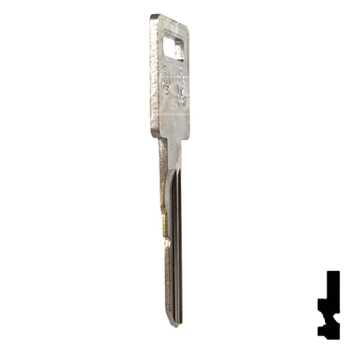 Uncut Key Blank | B63 | GM Key Automotive Key JMA USA