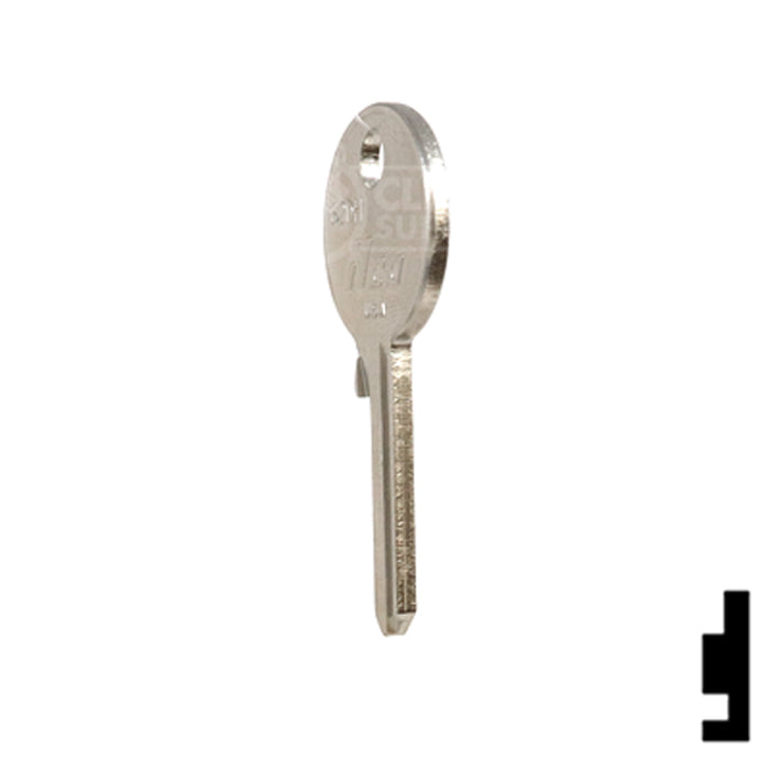 Uncut Key Blank | British Vehicles | 62DH Automotive Key Ilco