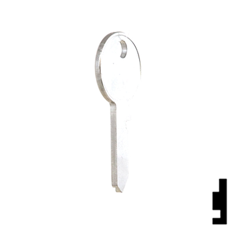 Uncut Key Blank | British Vehicles | 62DH Automotive Key Ilco