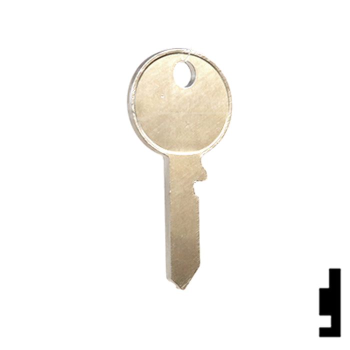 Uncut Key Blank | British Vehicles | 62DH Automotive Key Ilco