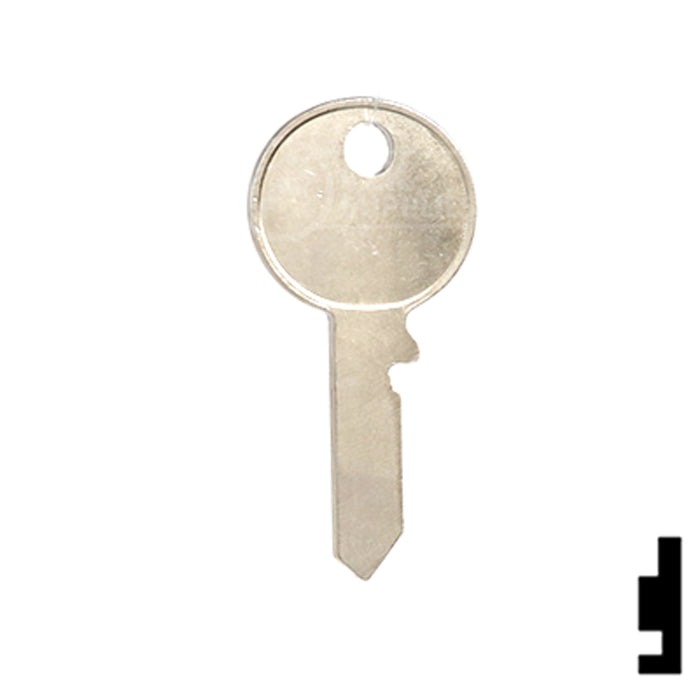 Uncut Key Blank | British Vehicles | 62DH Automotive Key Ilco
