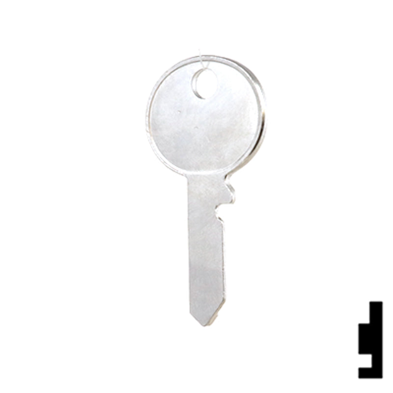 Uncut Key Blank | British Vehicles | 62DH Automotive Key Ilco