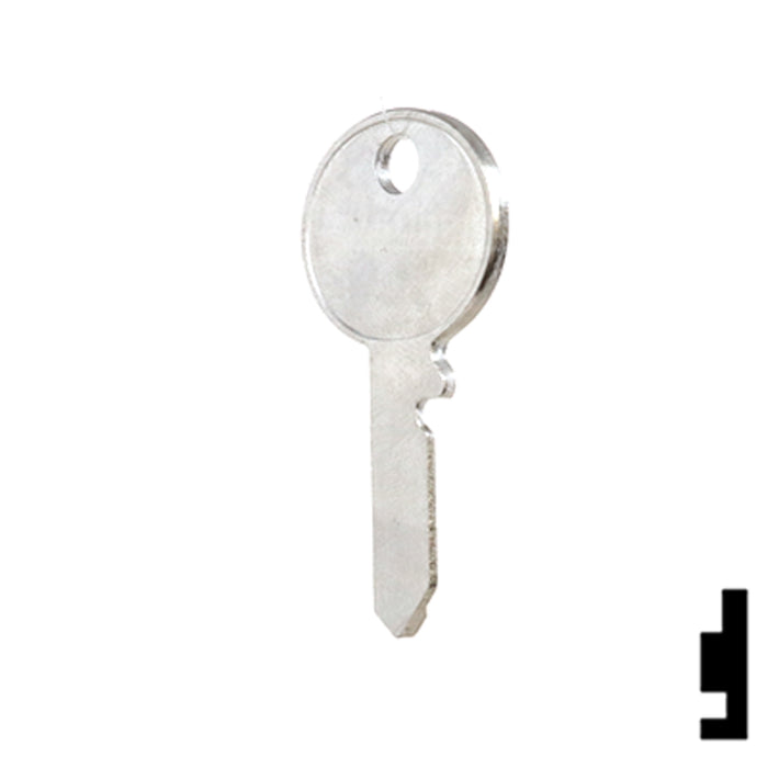Uncut Key Blank | British Vehicles | 62DH Automotive Key Ilco