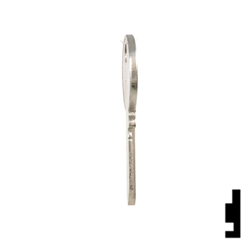Uncut Key Blank | British Vehicles | 62DH Automotive Key Ilco
