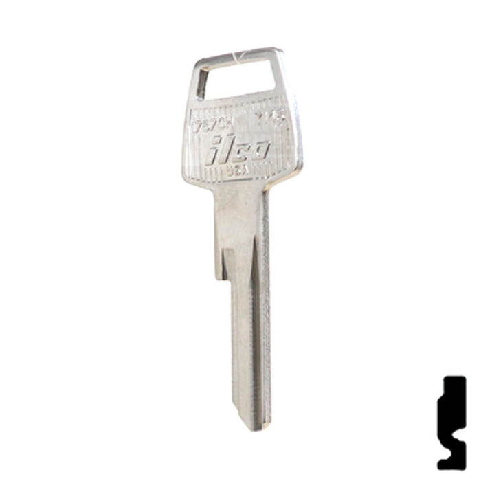 Uncut Key Blank | Chrysler | 1767CH, Y146 Automotive Key Ilco