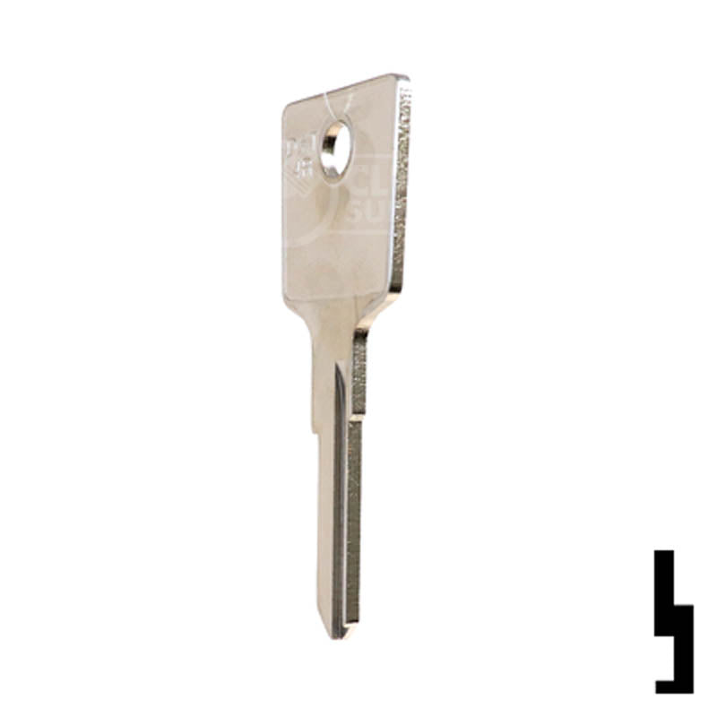 Uncut Key Blank | Datsun, Nissan | DAT4R, DT7 Automotive Key Ilco