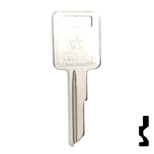 Uncut Key Blank | Dodge | RA4, 1970AM Automotive Key Strattec