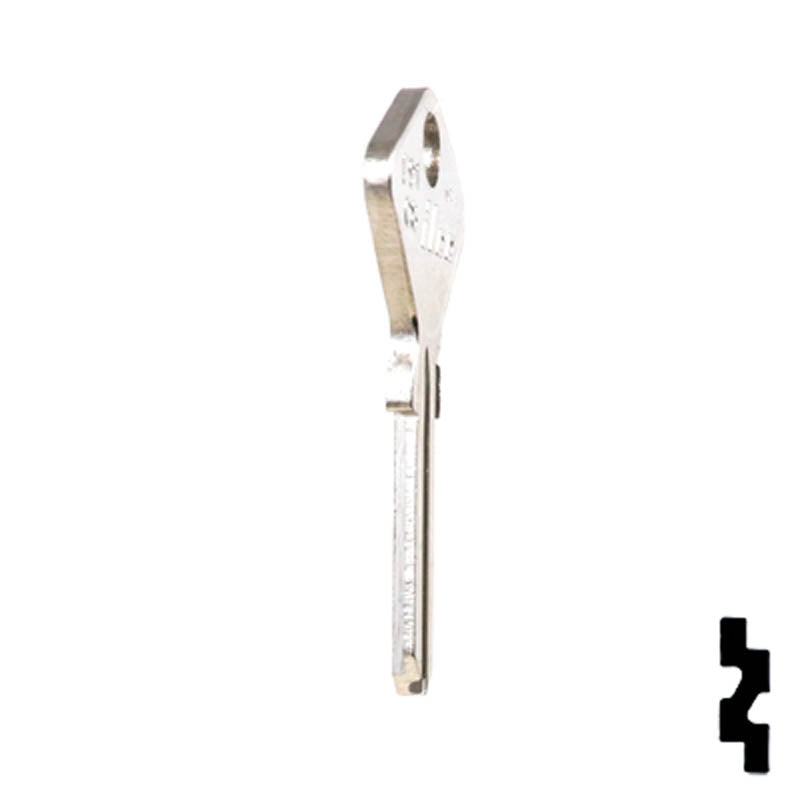 Uncut Key Blank | Fiat | F91C8 Automotive Key Ilco