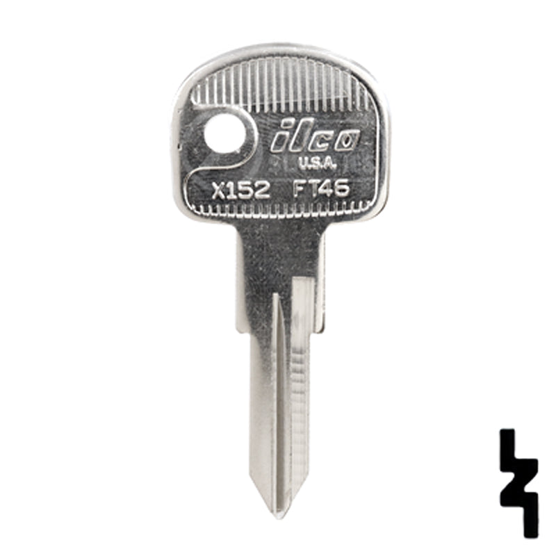 Uncut Key Blank | Fiat | FT46, X152 — CLK Supplies