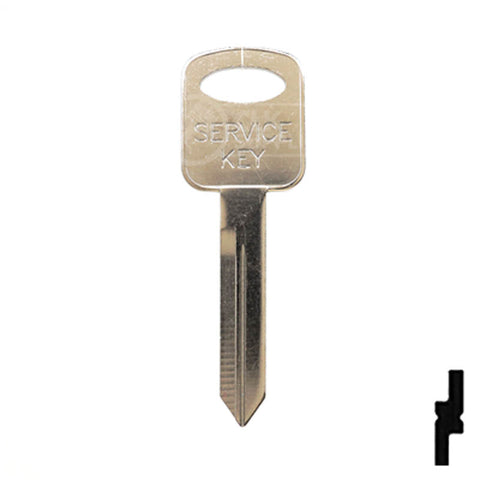Uncut Key Blank | Ford | H72, H74, H86