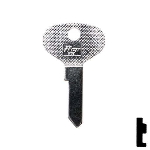 Uncut Key Blank | Ford International | HR62DG Automotive Key Ilco