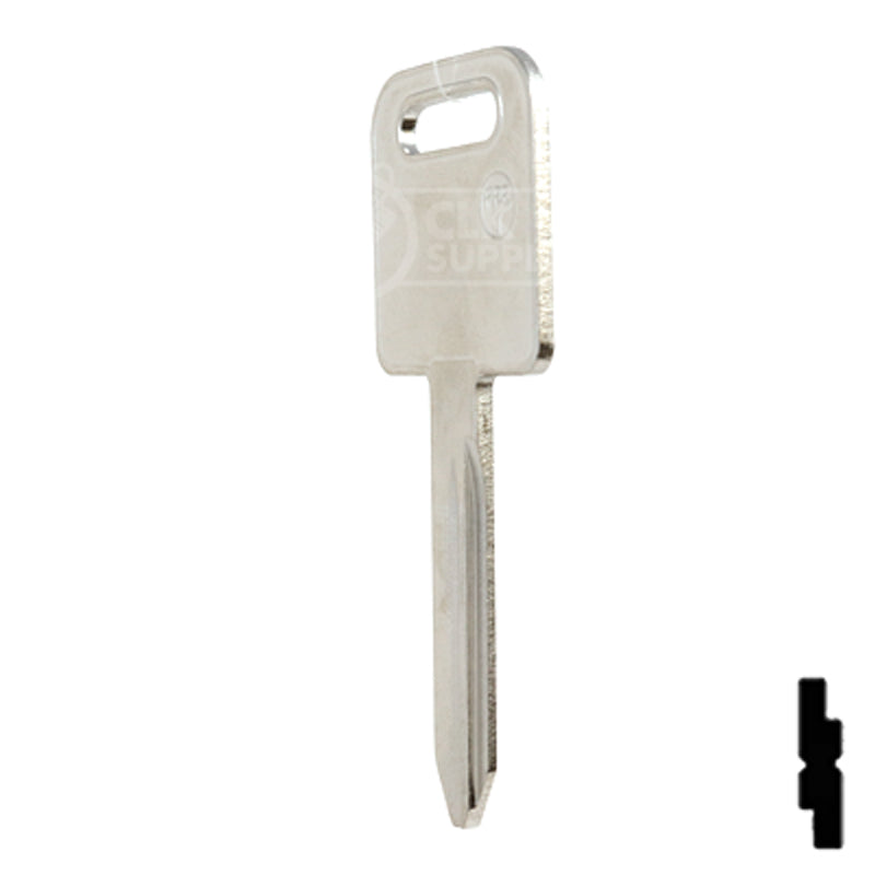 Uncut Key Blank | Freightliner | FRE-1, 1588 Automotive Key JMA USA