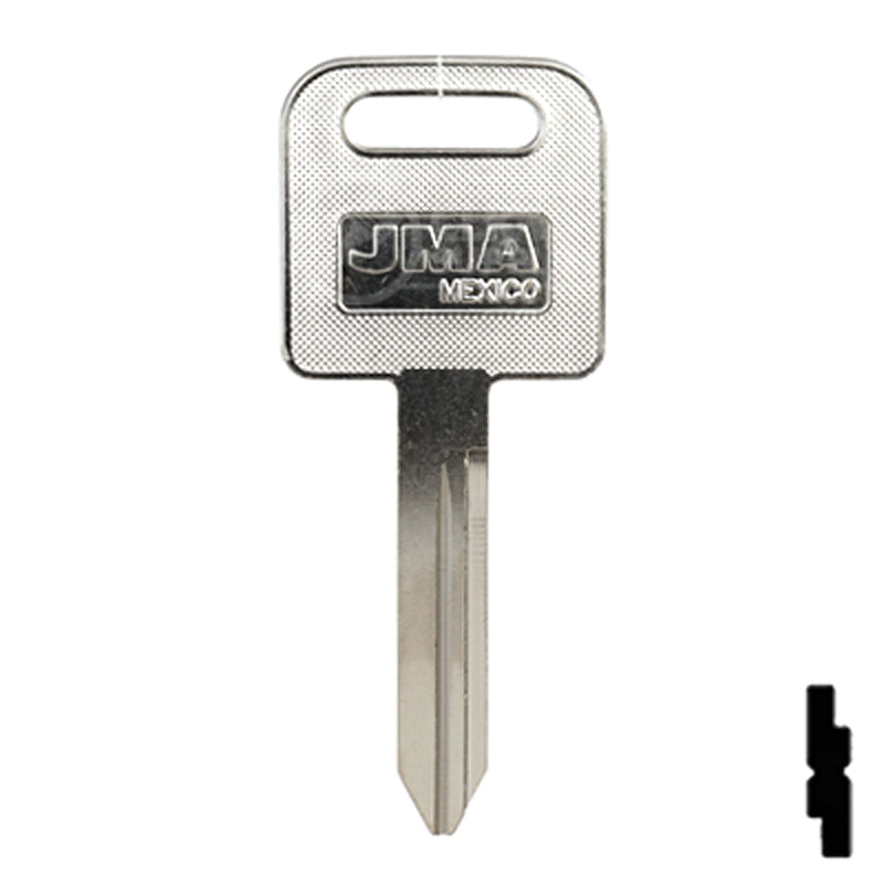 Uncut Key Blank | Freightliner | FRE-1, 1588 Automotive Key JMA USA