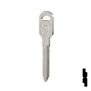Uncut Key Blank | General Motors | GM-51S replaces B85, B86, B89, B92 Automotive Key JMA USA