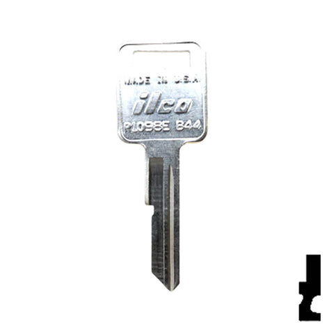 Uncut Key Blank | General Motors | P1098E, B44