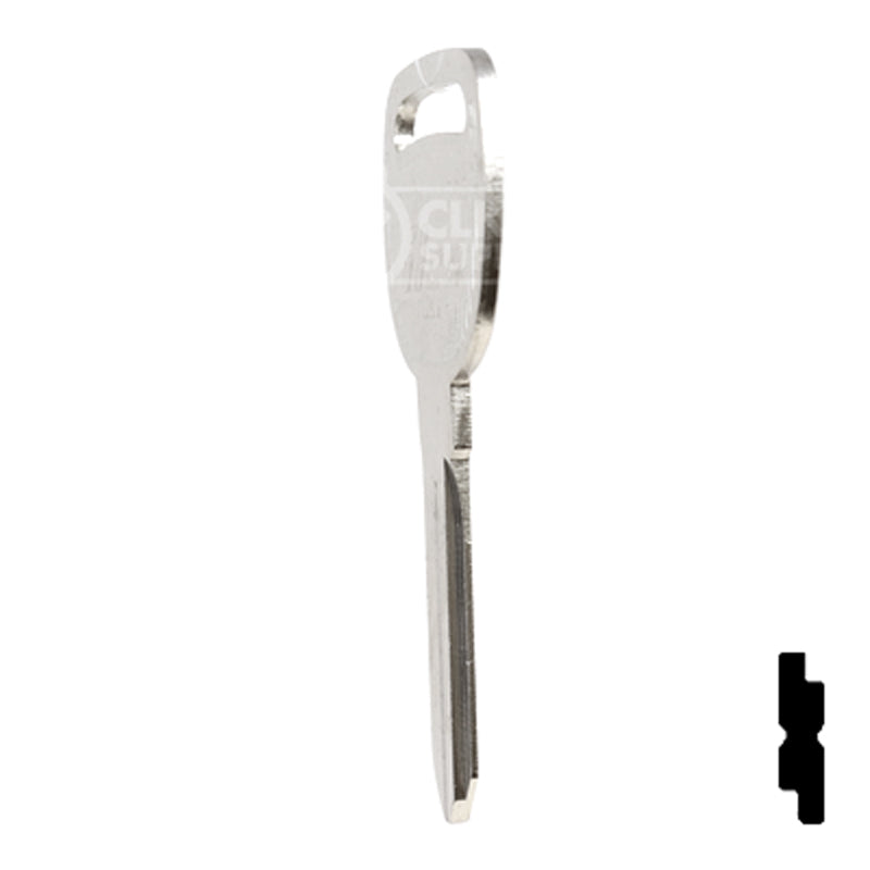 Uncut Key Blank | General Motors | P1112, B93 Automotive Key Ilco