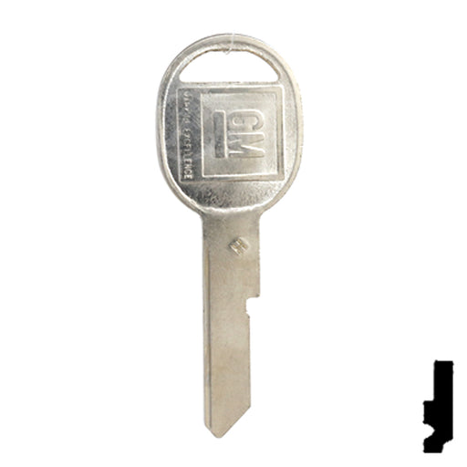 Uncut Key Blank | GM | B45, S1098H Automotive Key Strattec
