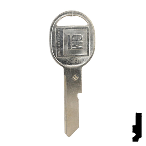 Uncut Key Blank | GM | B45, S1098H Automotive Key Strattec