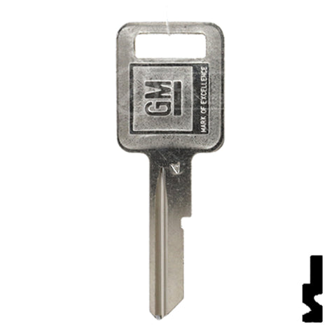 Uncut key Blank | GM | B48, P1098A Automotive Key Strattec