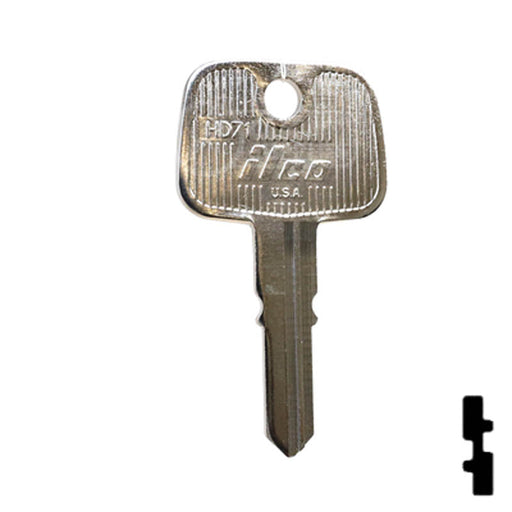 Uncut Key Blank | Honda | HD71 Automotive Key Ilco