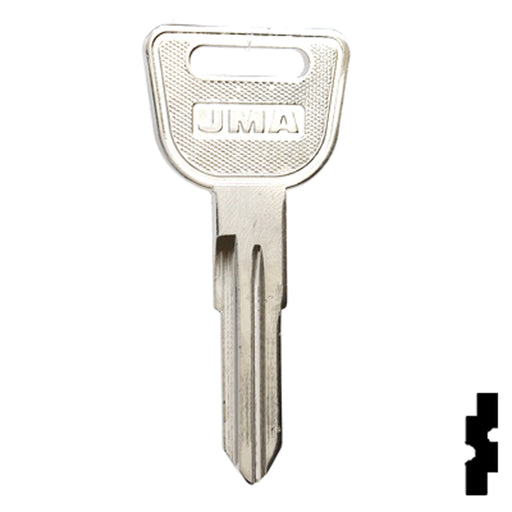 Uncut Key Blank | Honda | HD98-NP, HOND-14 Automotive Key JMA USA
