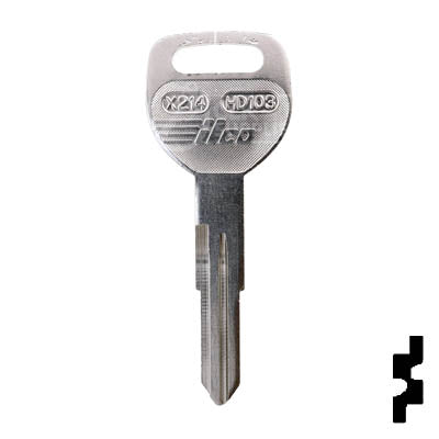 Uncut Key Blank | Honda | X214, HD103 Automotive Key Ilco
