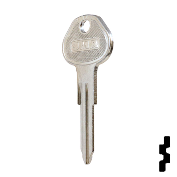 Uncut Key Blank | Isuzu | X154 ( B54 ) Automotive Key JMA USA