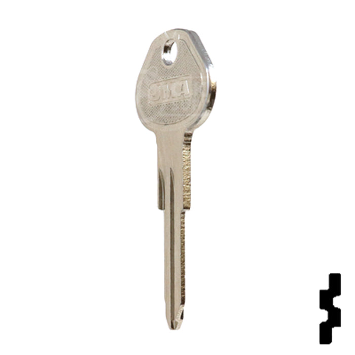 Uncut Key Blank | Isuzu | X154 ( B54 ) Automotive Key JMA USA