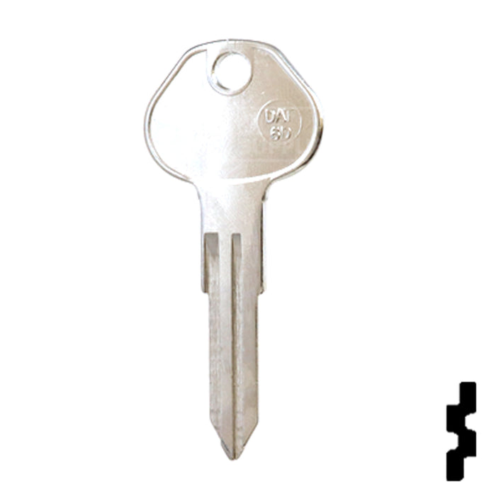 Uncut Key Blank | Isuzu | X154 ( B54 ) Automotive Key JMA USA