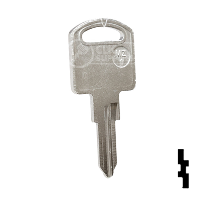ブタ目マークII MX41 MX40 鍵一式 Uncut Key Blank | Mazda | MZ-1 — CLK Supplies