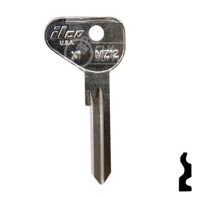 Uncut Key Blank | Mazda | X1, MZ12 — CLK Supplies