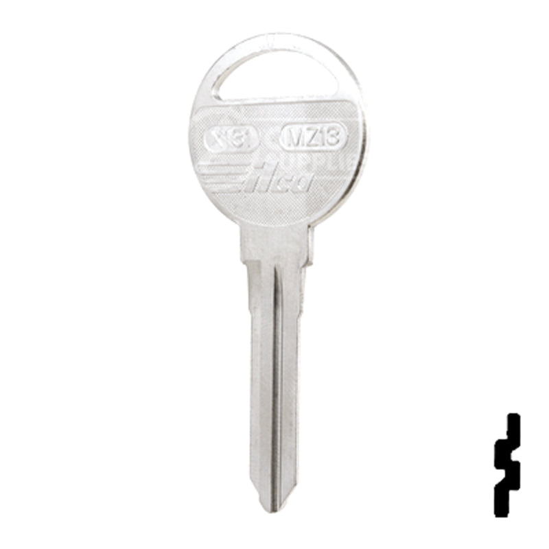 Uncut Key Blank | Mazda | X131, MZ13 — CLK Supplies