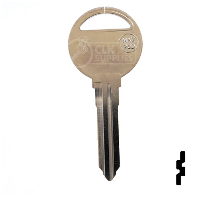Key Blanks | X178 ( MZ16 ) | Mazda | Replacement Uncut — CLK Supplies